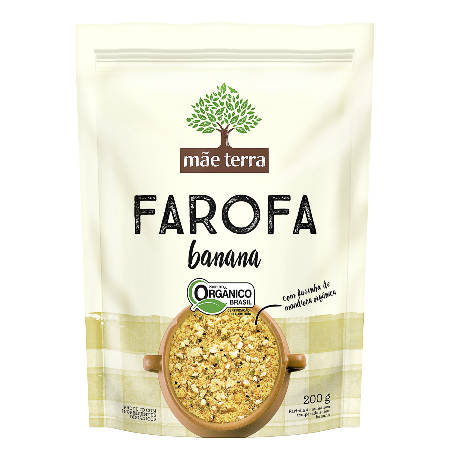 Farofa Mãe Terra Banana 200g