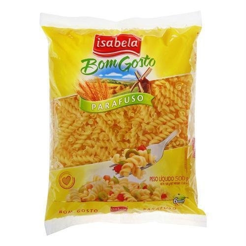 Massa Isabela Bom Gosto Parafuso 500g