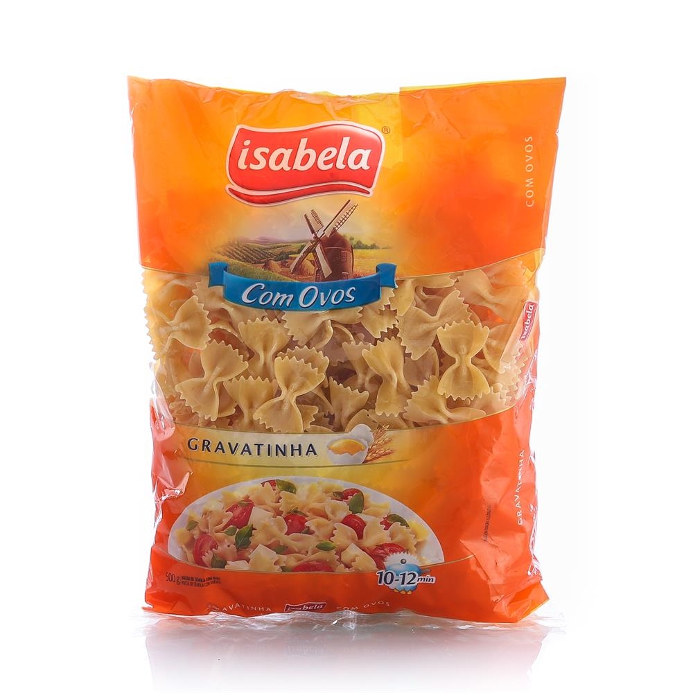 Massa Isabela com Ovos Gravatinha 500g