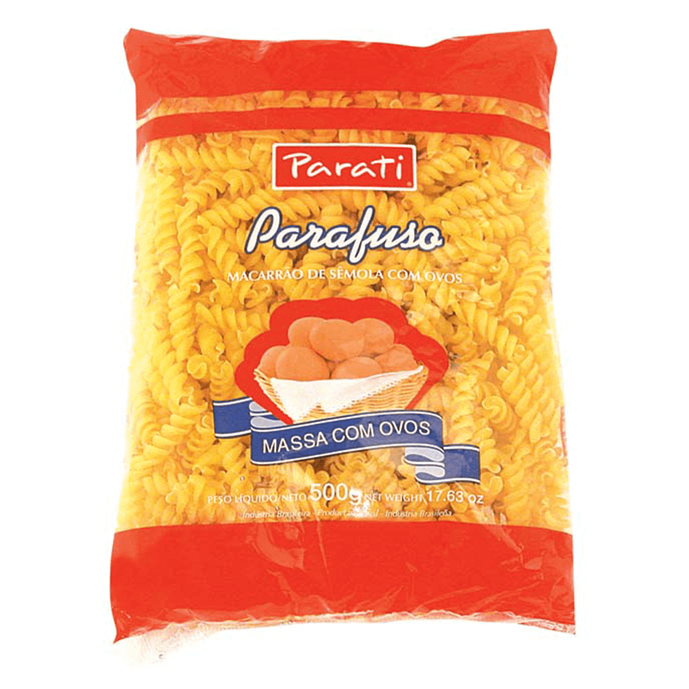 Massa Parafuso Com Ovos