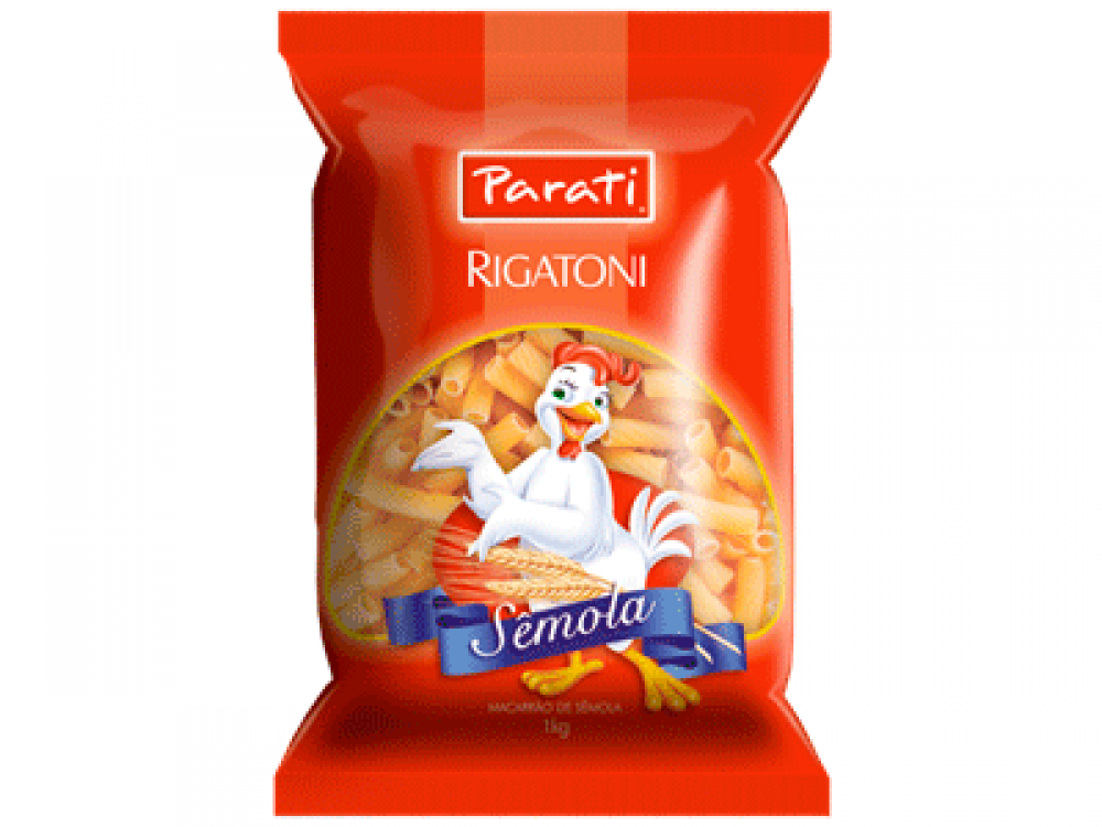 Massa Parati Sêmola Rigatoni 1kg